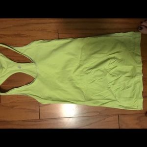 Lulu lemon lime green racerback top